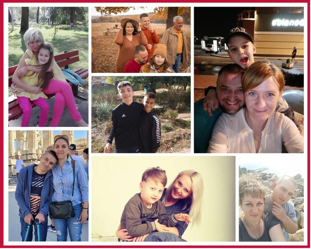 Family photo collage
