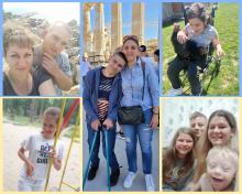 Collage of 5 Ukrainian Families