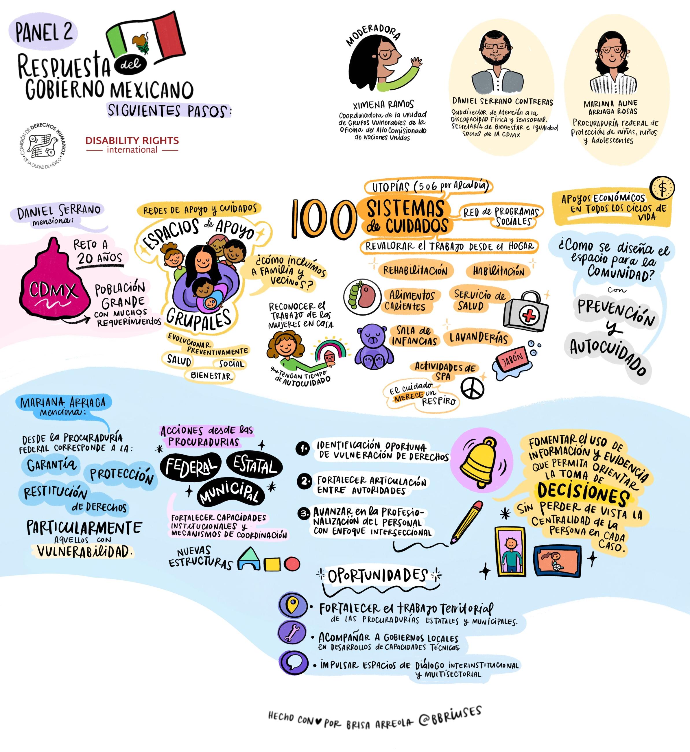 Panel 2 of illustrated summary 